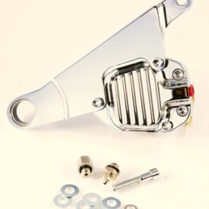Front Brake Caliper Kit Fits FXSTS Springer Softail 1988/Later & most custom Springers CHROME Plated